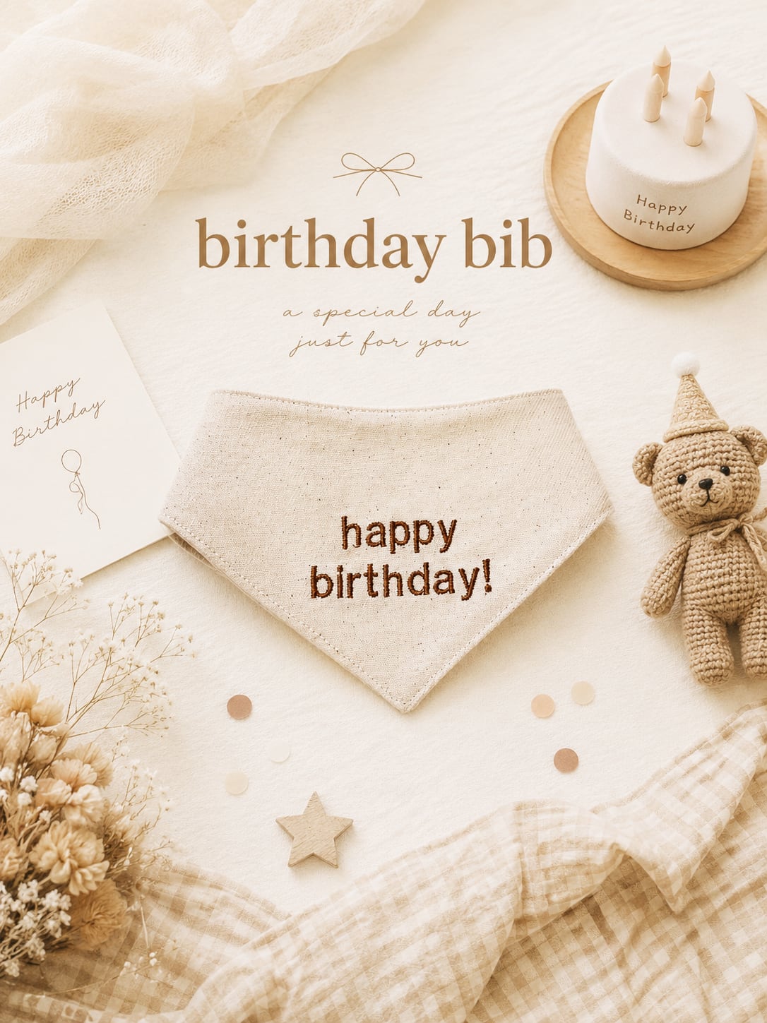 birthday bib