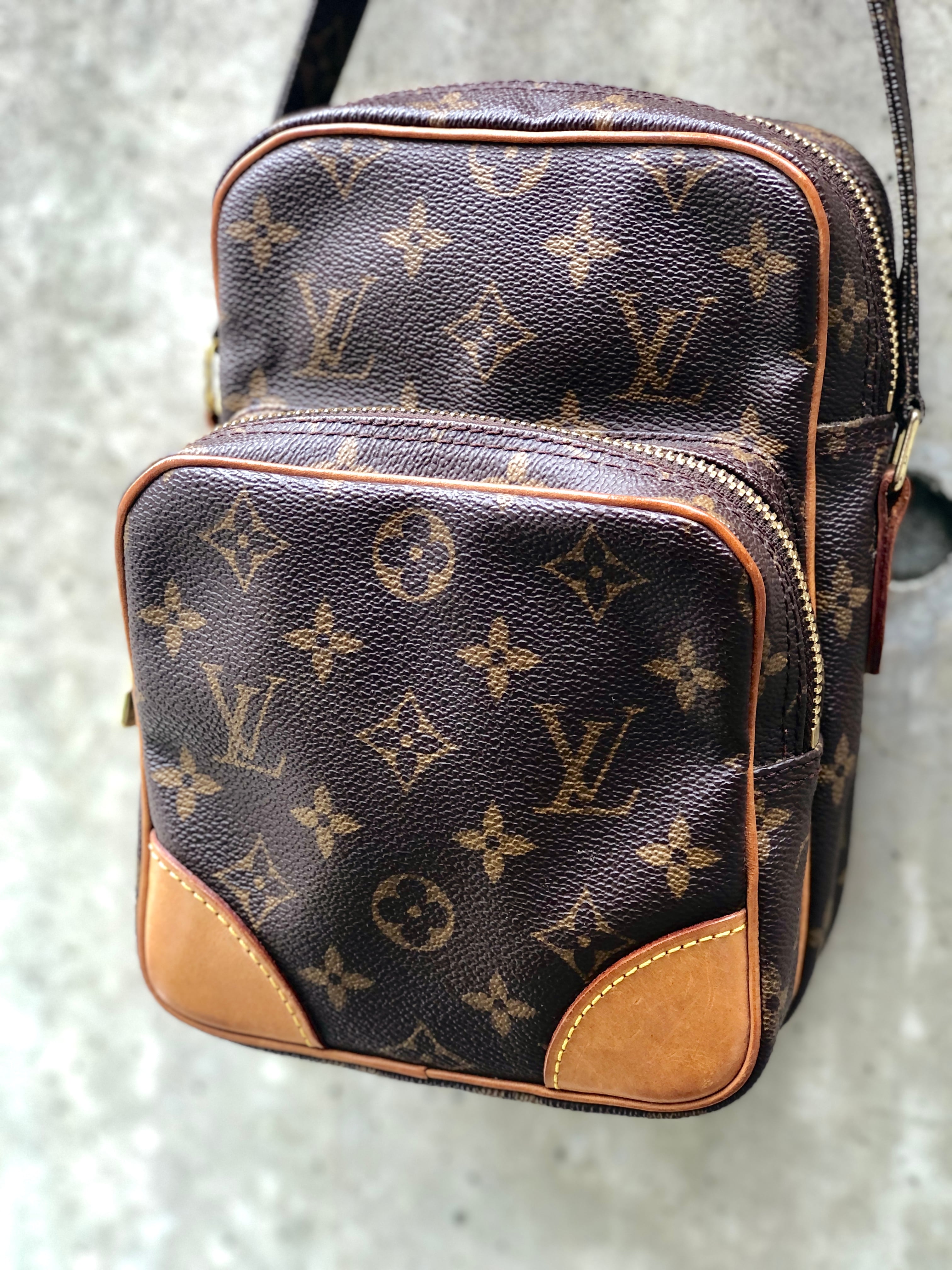 LOUIS VUITTON ルイヴィトン　モノグラム　M45236　アマゾン　 ポシェット　ショルダーバッグ　ブラウン　vintage　ヴィンテージ　 オールド　ef5htg | VintageShop solo powered by BASE