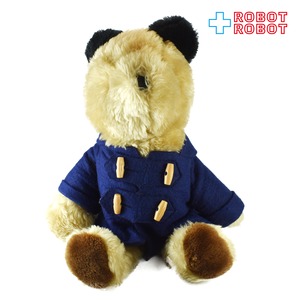 エデン社 パディントンぬいぐるみ 青ダッフル 帽子なし 1981