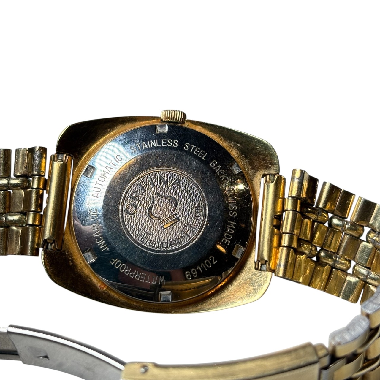 vintage ORFINA automatic watch “Golden Flame”