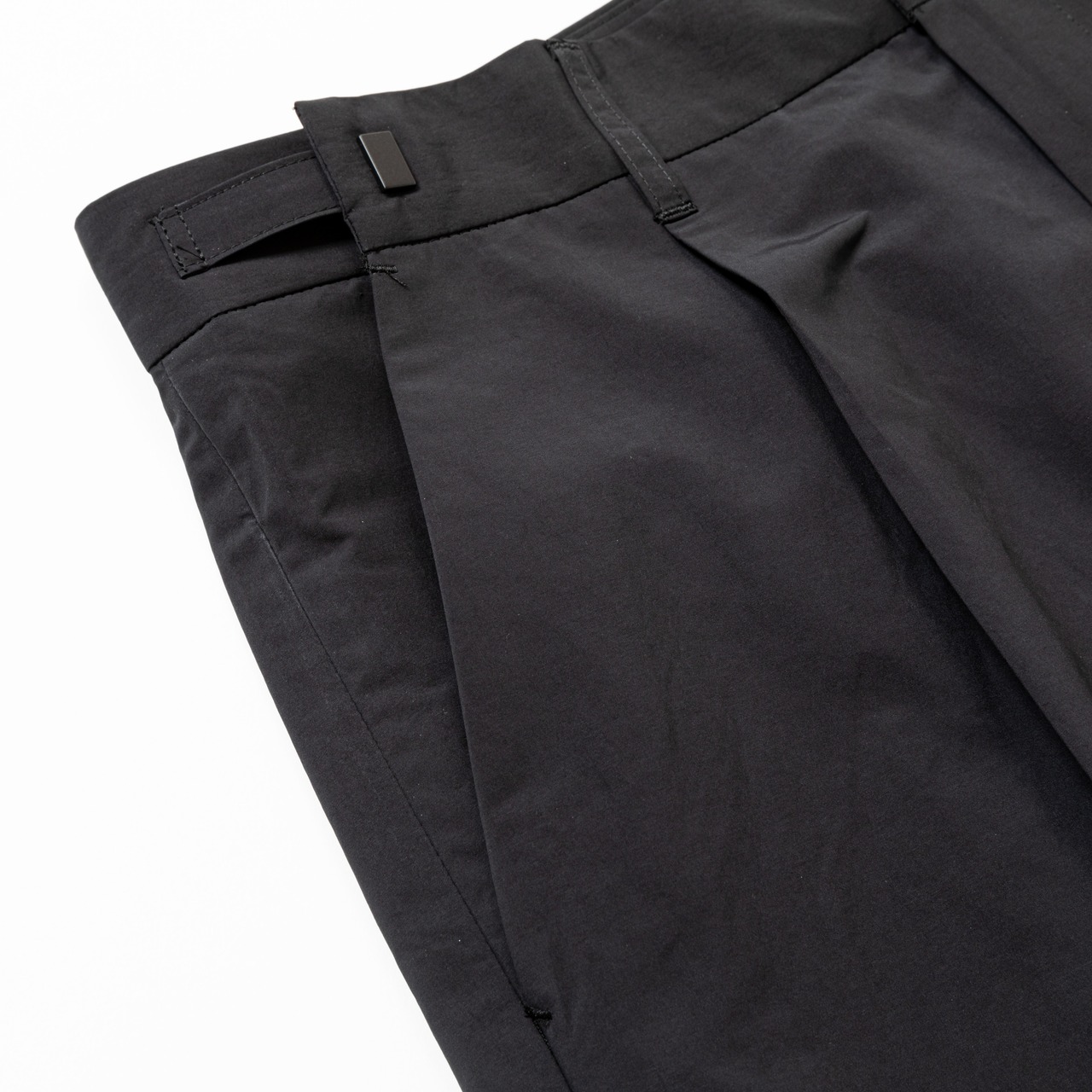 meanswhile   Side Zip Paper Touch Slacks