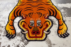 Tibetan Tiger Rug 《Lサイズ•プレミアムウール197》チベタンタイガーラグ