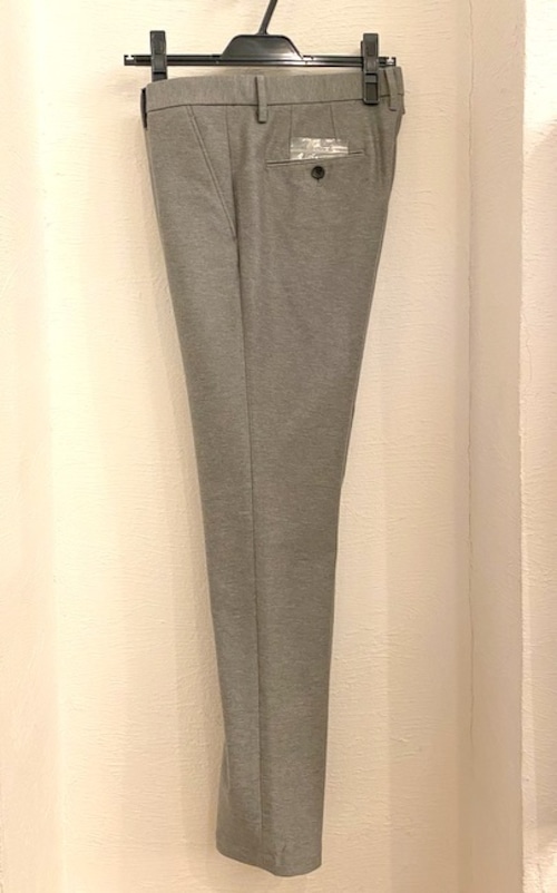 Melange Kersey Slacks　Gray