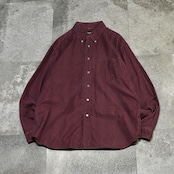 Eddie Bauer houndstooth corduroy shirt