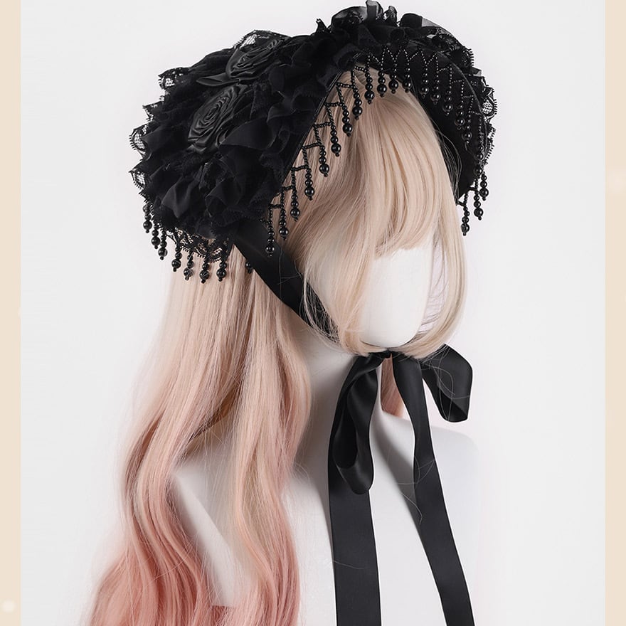 ハロウィン コスプレ ボンネット ゴスロリ 小悪魔 闇かわいい ダークゴシック イベント 舞台衣装