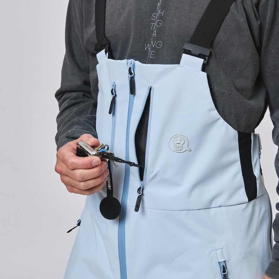 UNFUDGE 『 GENTLE BIB PANTS - BEIGE 』 26/27 アンファッジ