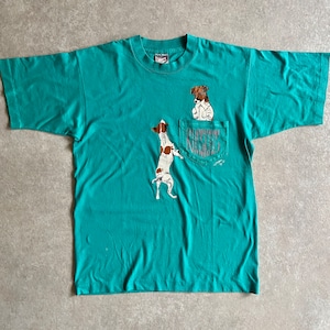 1990s Jack Russell Terrier Pocket Tee M