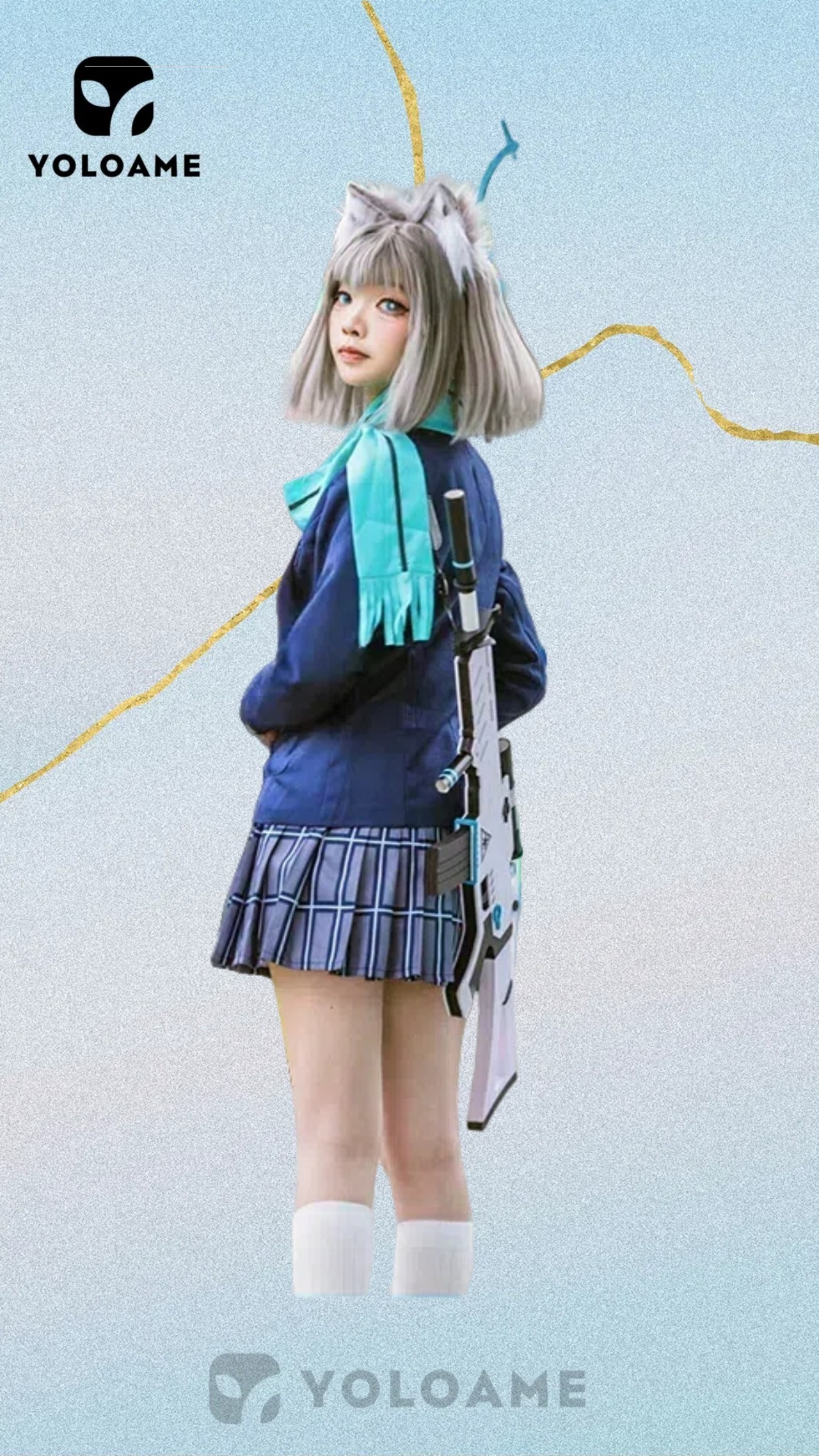 漫之星 ブルーアーカイブ 砂狼シロコ コスプレ衣装