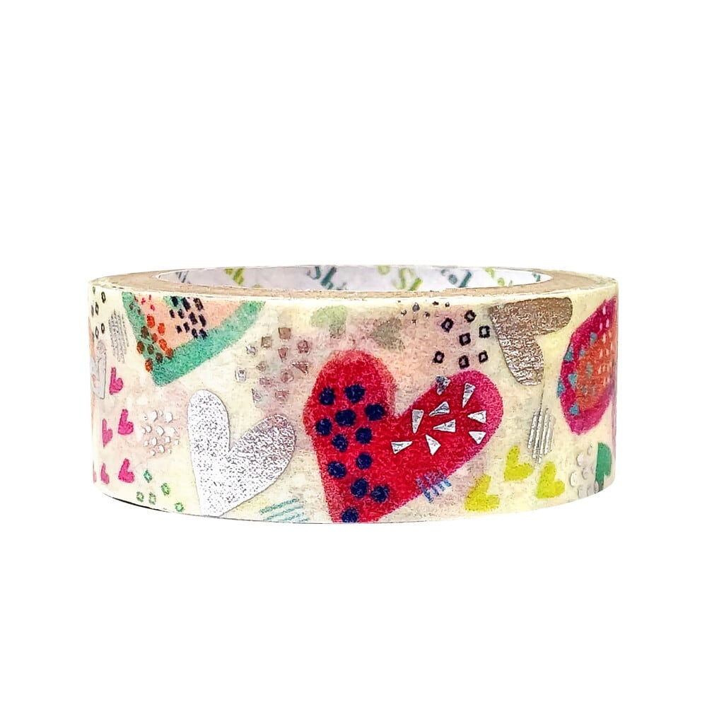 シール堂 箔押 きらぴか はぁと 15mmマステ SD02