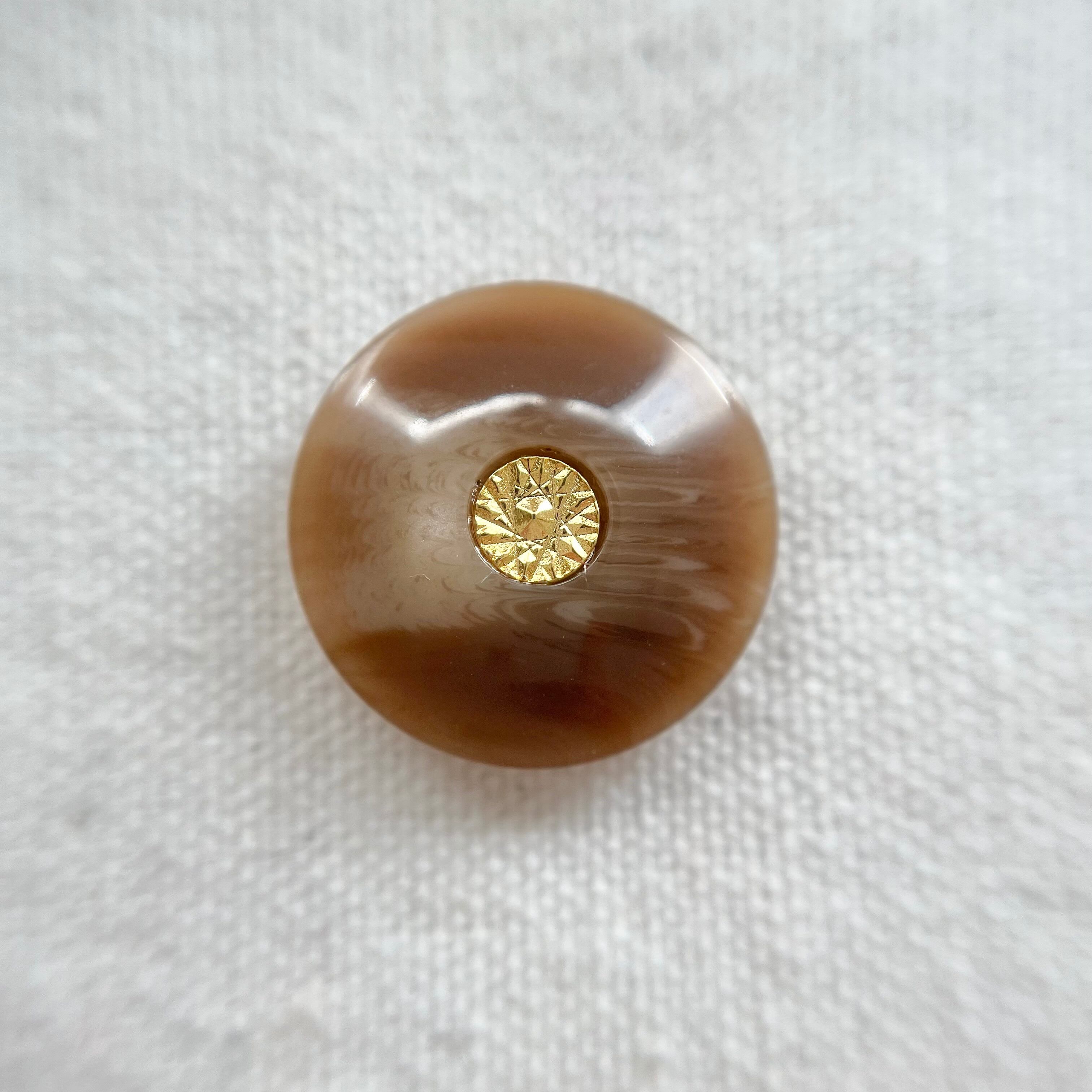 エンボスゴールド×ブラウンマーブル 20㎜