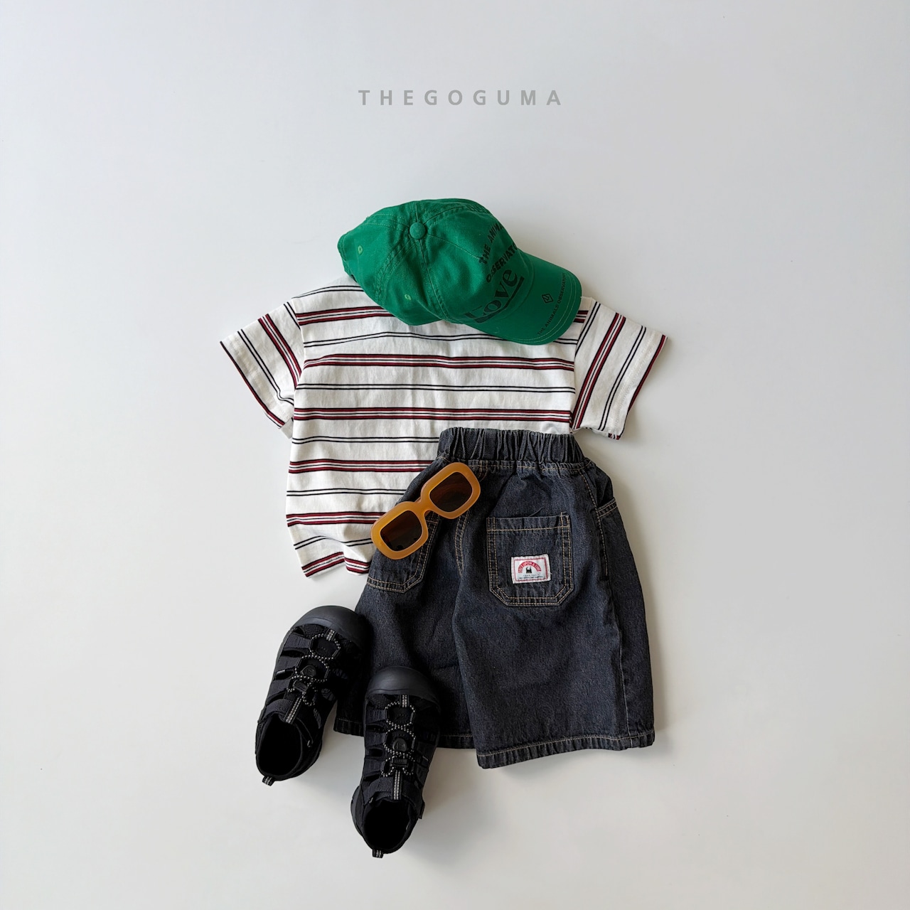【取寄/韓国直送】THE GOGUMA 26/SM ボーダーTシャツ|夏服|韓国子供服