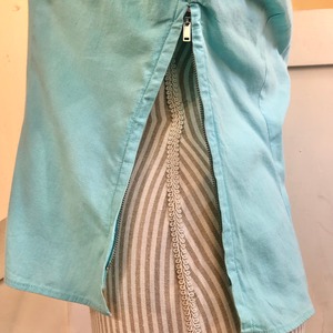 50's light blue south western tops