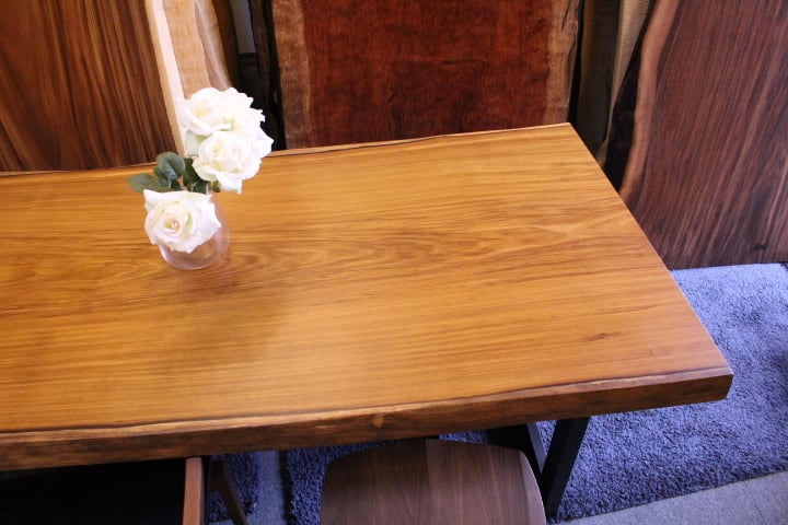 アサメラ_1850×880-940×65_柏店_テーブル天板/一枚板 19559 | 千年家具