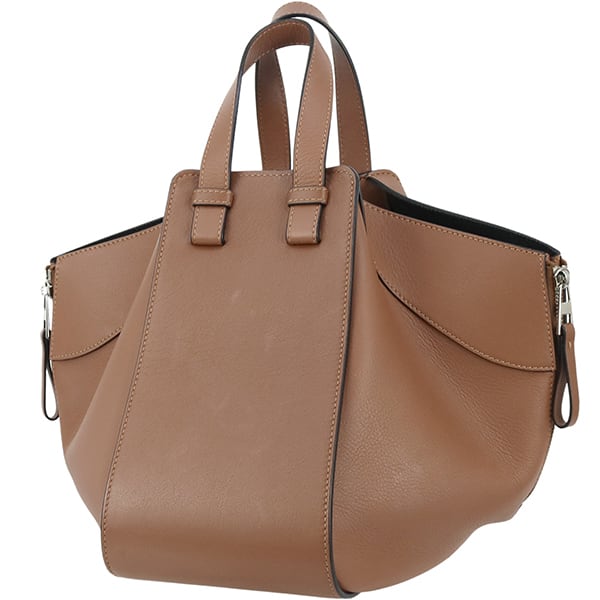【ヴィンテージ】Rank:B☆LOEWE ハンモック タン SMALL バック Used LOEWE ロエベ ハンモック スモール クラシックカーフ タン