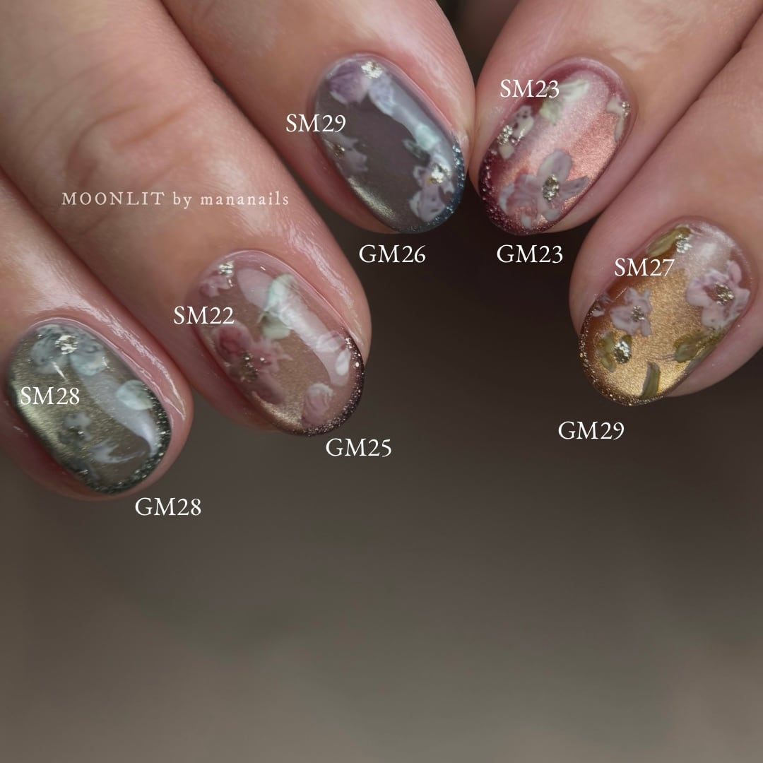 ANNUUM×MOONLIT】Gleam silk magnet gold SM21-30(ニードルブラシ付き