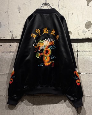【Caka otto】Dragon Embroidery Vintage Loose Korean Jacket
