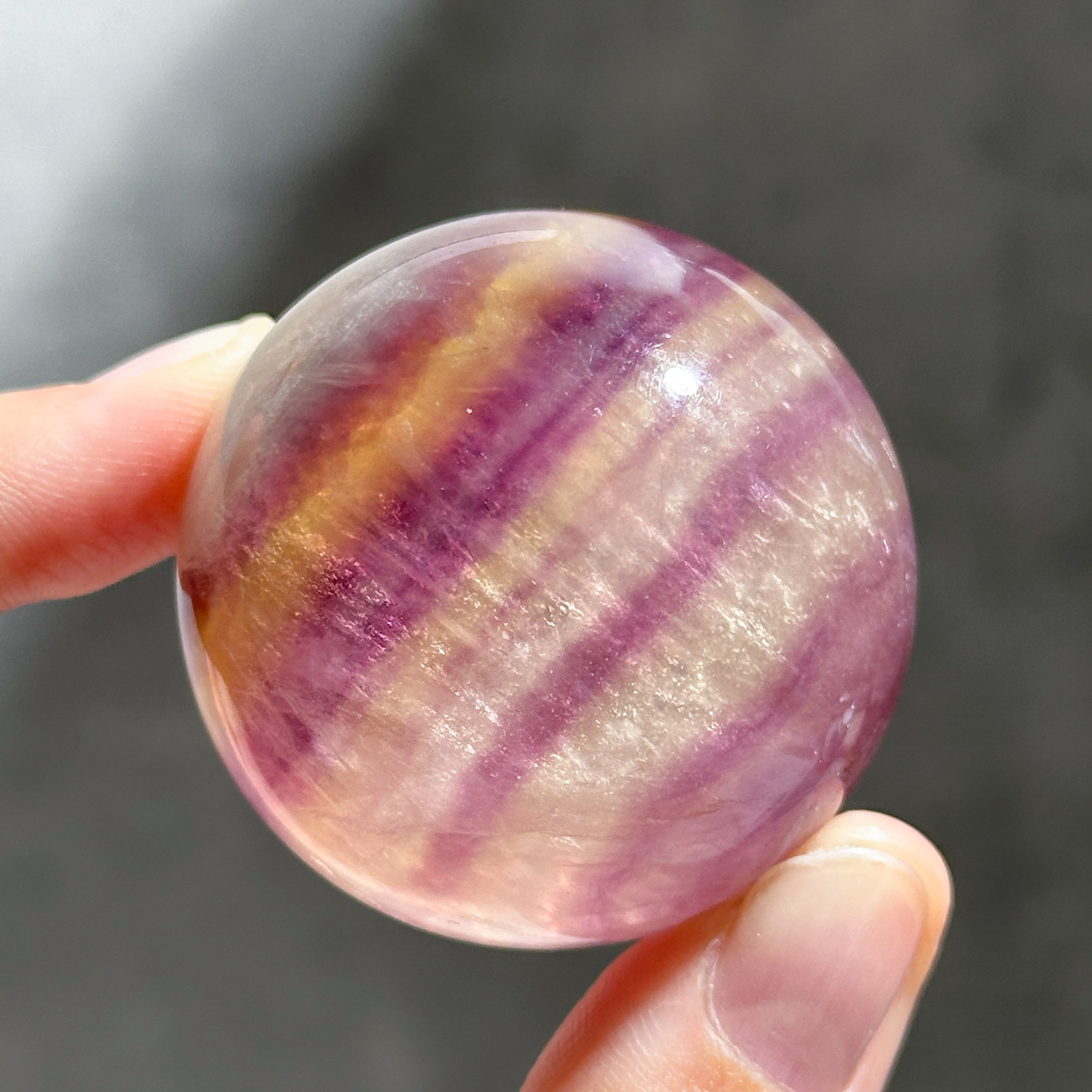 レインボーフローライト スフィア（丸玉）83◇ Rainbow Fluorite