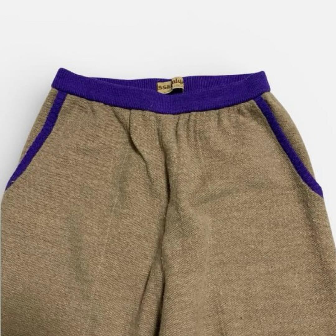 70s 初期タグ ISSEY MIYAKE ニットパンツ ベージュ レディース | KURI
