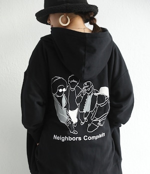 nbcp hoodie feat.antiqua (black)