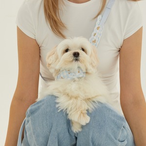 【予約】[ thesallyslaw ] Bailey cushioning collar｜Powder Blue Check