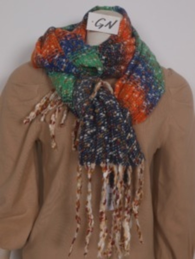 ツイードストール(インポート）