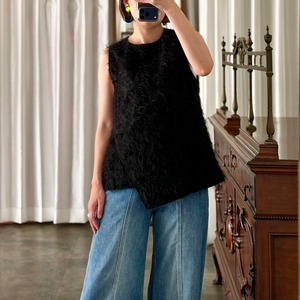 ★Shaggy Blouse (Black)
