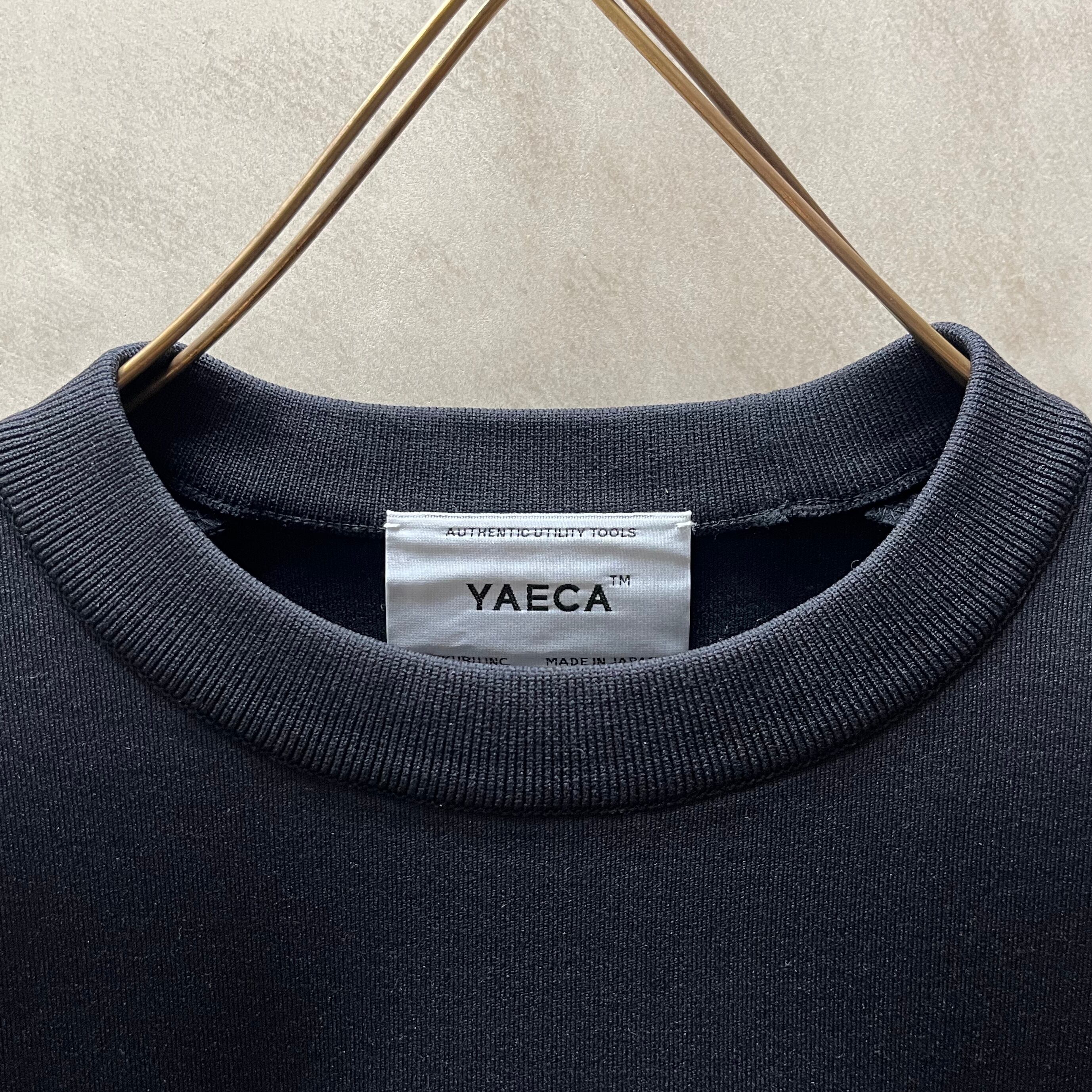 YAECA / ヤエカ ナイロンジャージ クルーネック 裾リブ #13004