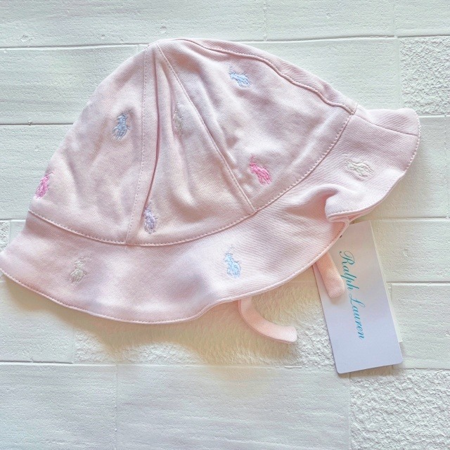 【3-9m/12-24m】ベビー（女の子）帽子　ハット