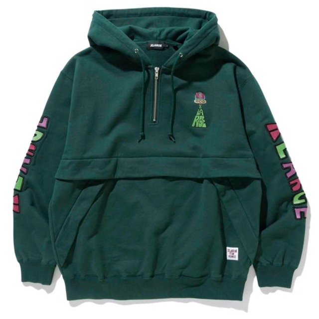 XLARGE】TIM COMIX ANORAK SWEATSHIRT アノラック フーディー