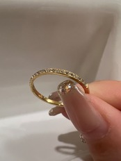 1.5mm half eternity ring