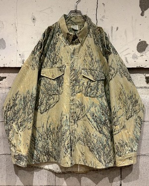 【Caka otto】Ghost Camouflage Loose Cotton Shirt Jacket
