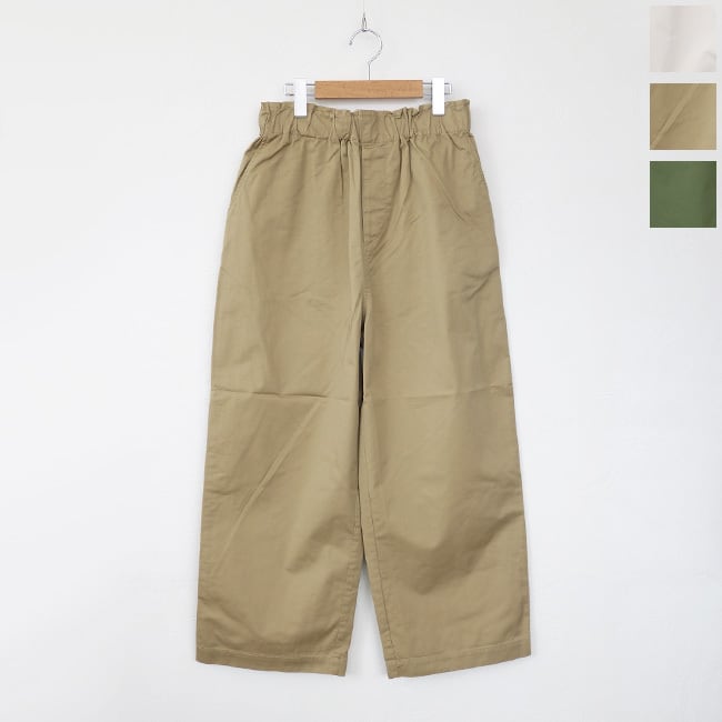 NOUVELLES DU PARADIS (ヌーベル ドゥ パラディ) イージーチノパンツ グロスチノ ウエストゴム PB25101