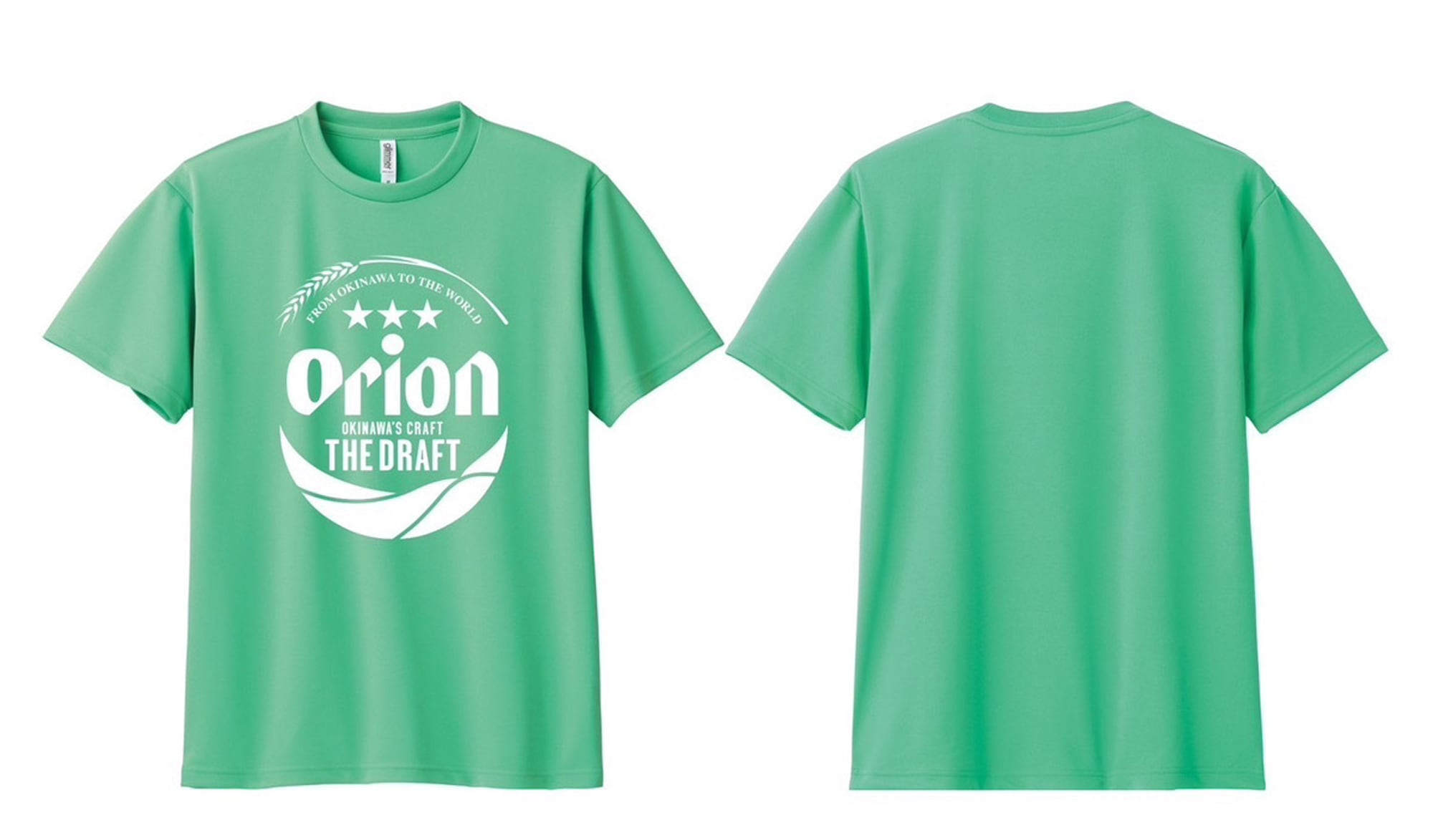 正規品】オリオンビール Tシャツ トロピカル （ミントグリーン