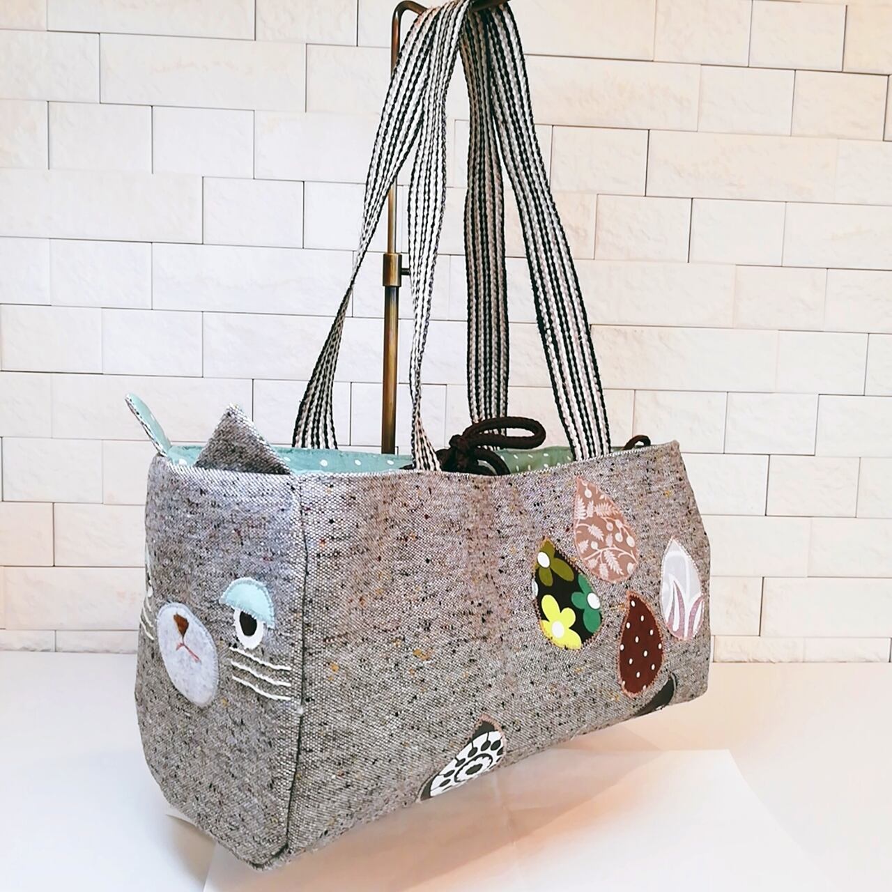 猫の顔デザイン収納バッグ 猫の顔デザイン収納バッグ