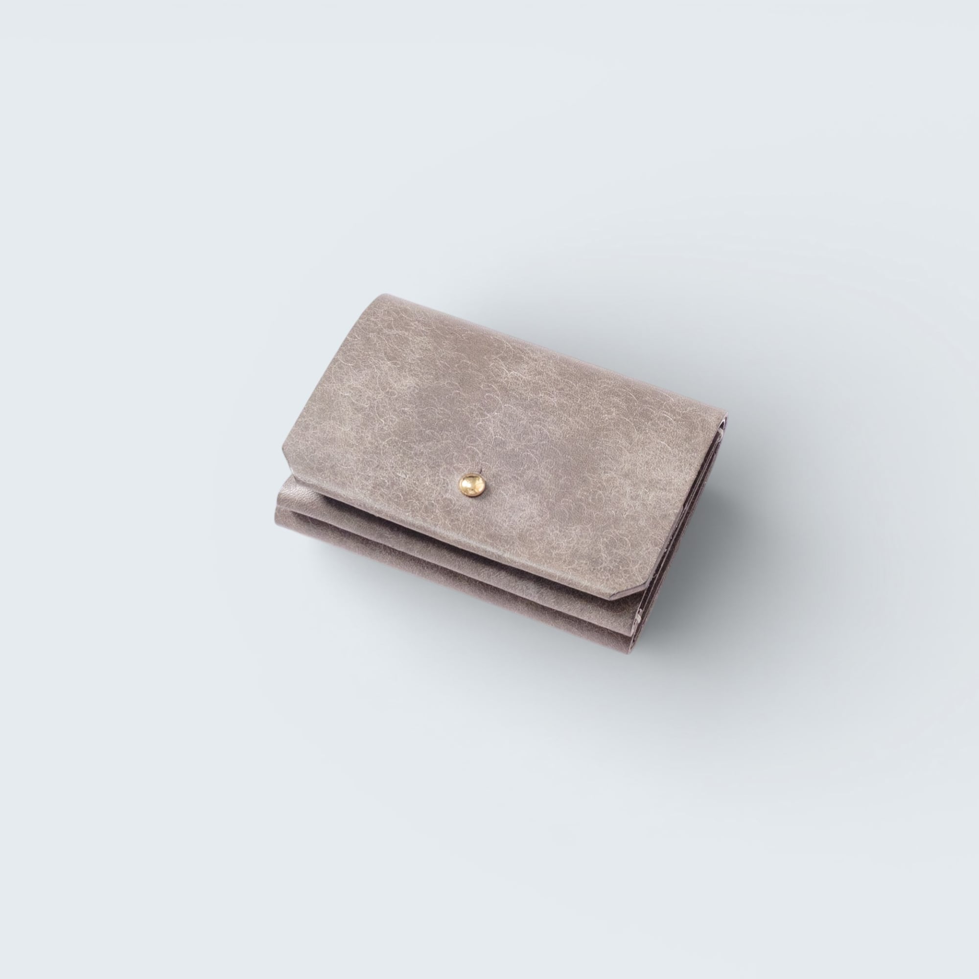 Sabrina mini｜お札の折れない三つ折り財布 灰 | andloom（アンド