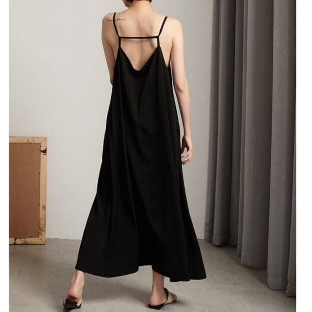 Backline Flow Maxi Dress*S-254