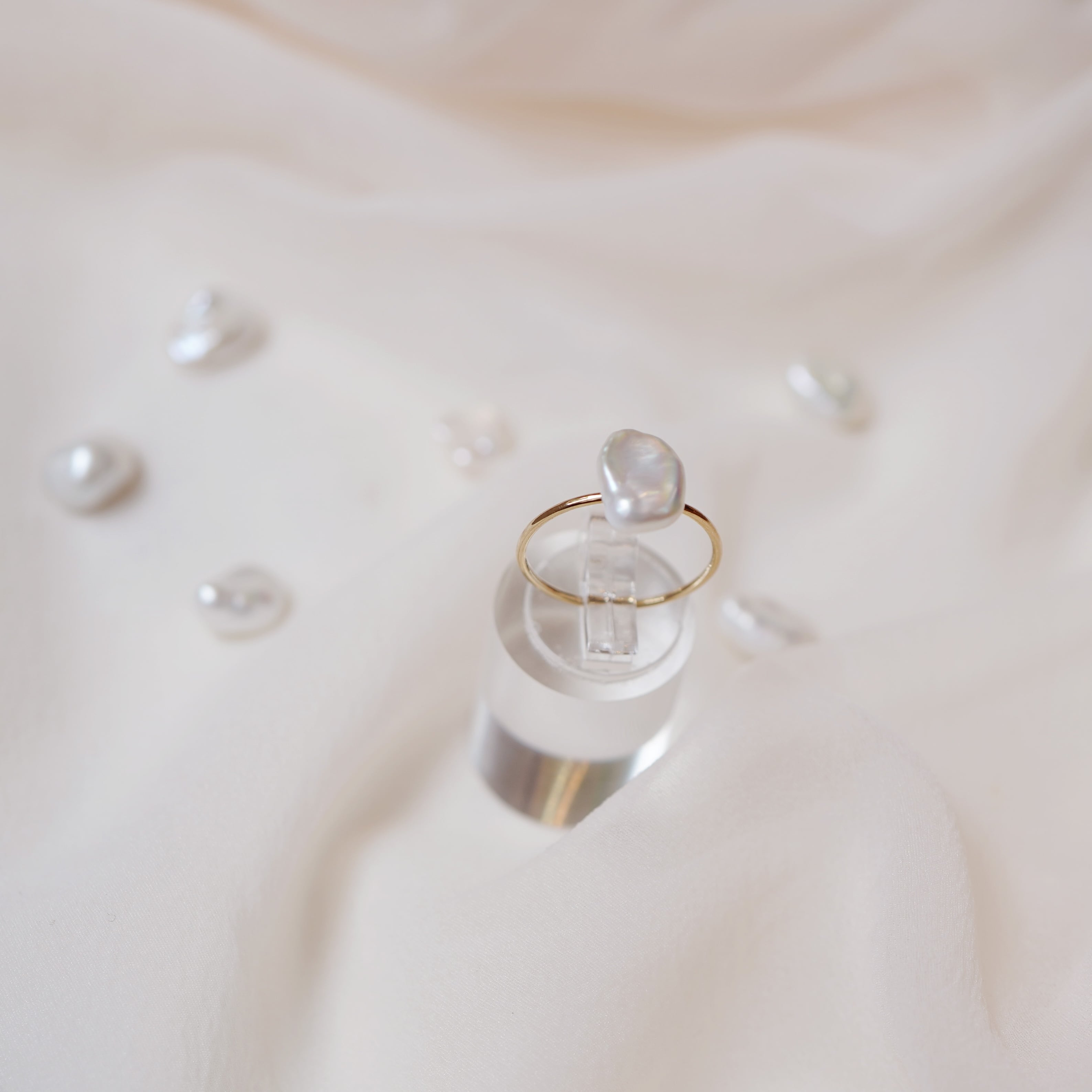 パールが選べる ケシパールリング | temtem