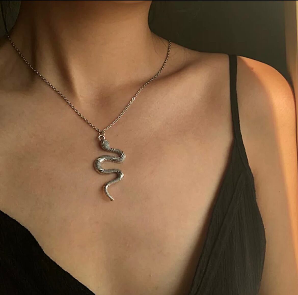 【予約】ladies accessory necklace レディース アクセサリー ネックレス 蛇 3color