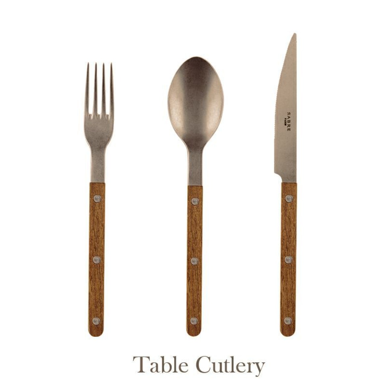 SABRE チーク テーブルフォーク マット