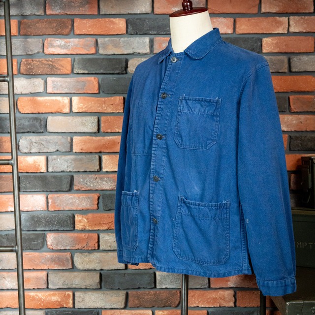 【USED】60's-70's "Cotton Twill" French Work Jacket フレンチワークジャケット ユーズド NO.687