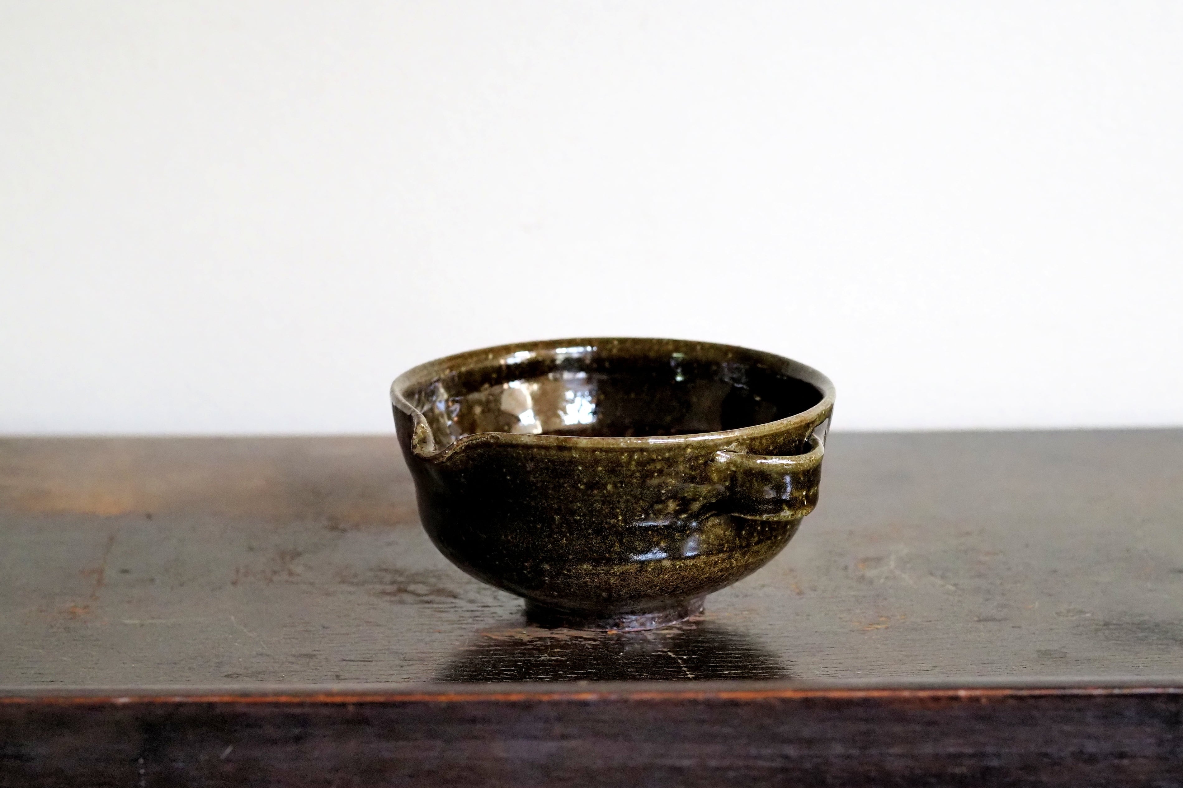 [新品未使用] 余宮隆　飴釉木の葉皿Lサイズ 余宮隆 | 陶屋なづな