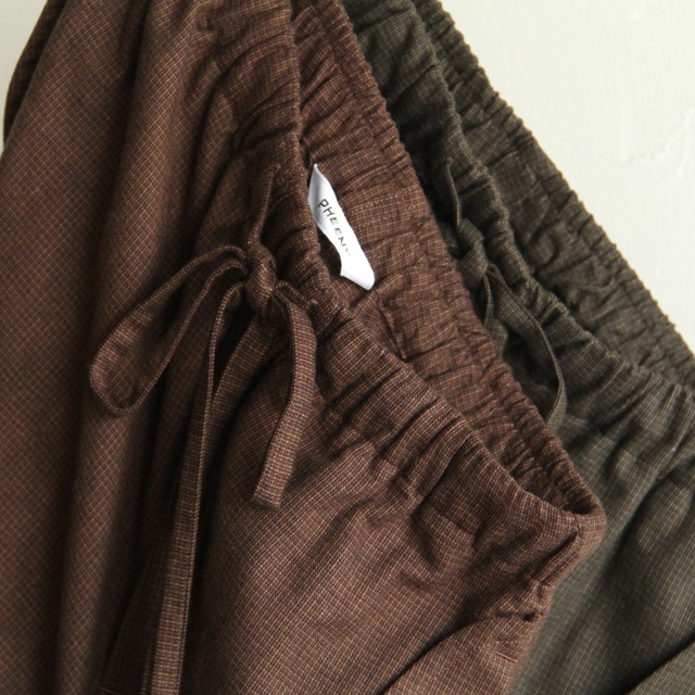 JOICEADDED  Round wide denim trousers