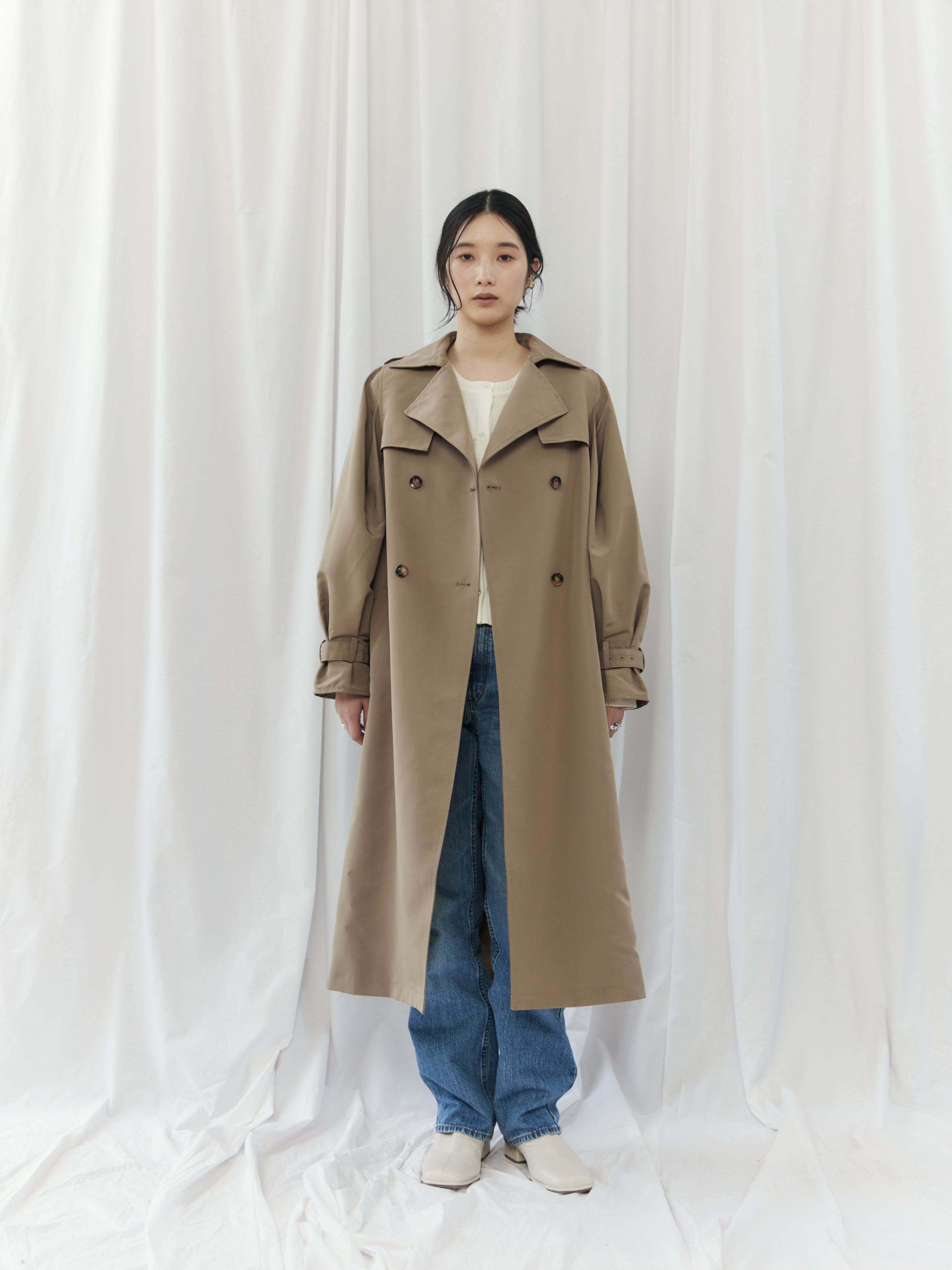 BACK PLEATED COAT（ﾊﾞｯｸﾌﾟﾘｰﾂｺｰﾄ）【3676101】 | CIEL'AIR