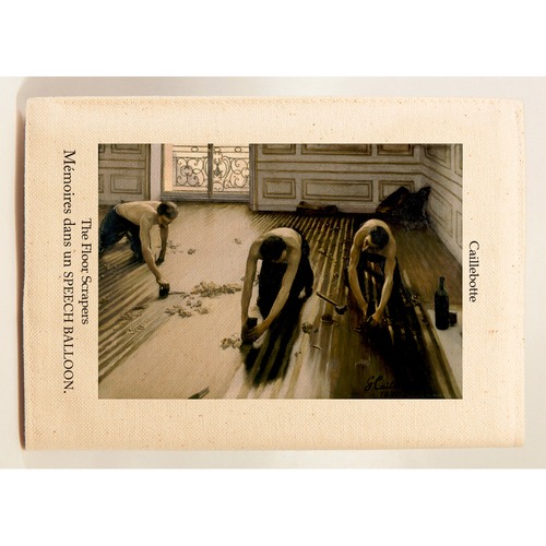 ネット先行販売ギュスターヴ・カイユボット　Gustave Caillebotte　第2弾　4点　スピーチバルーンのブックカバー