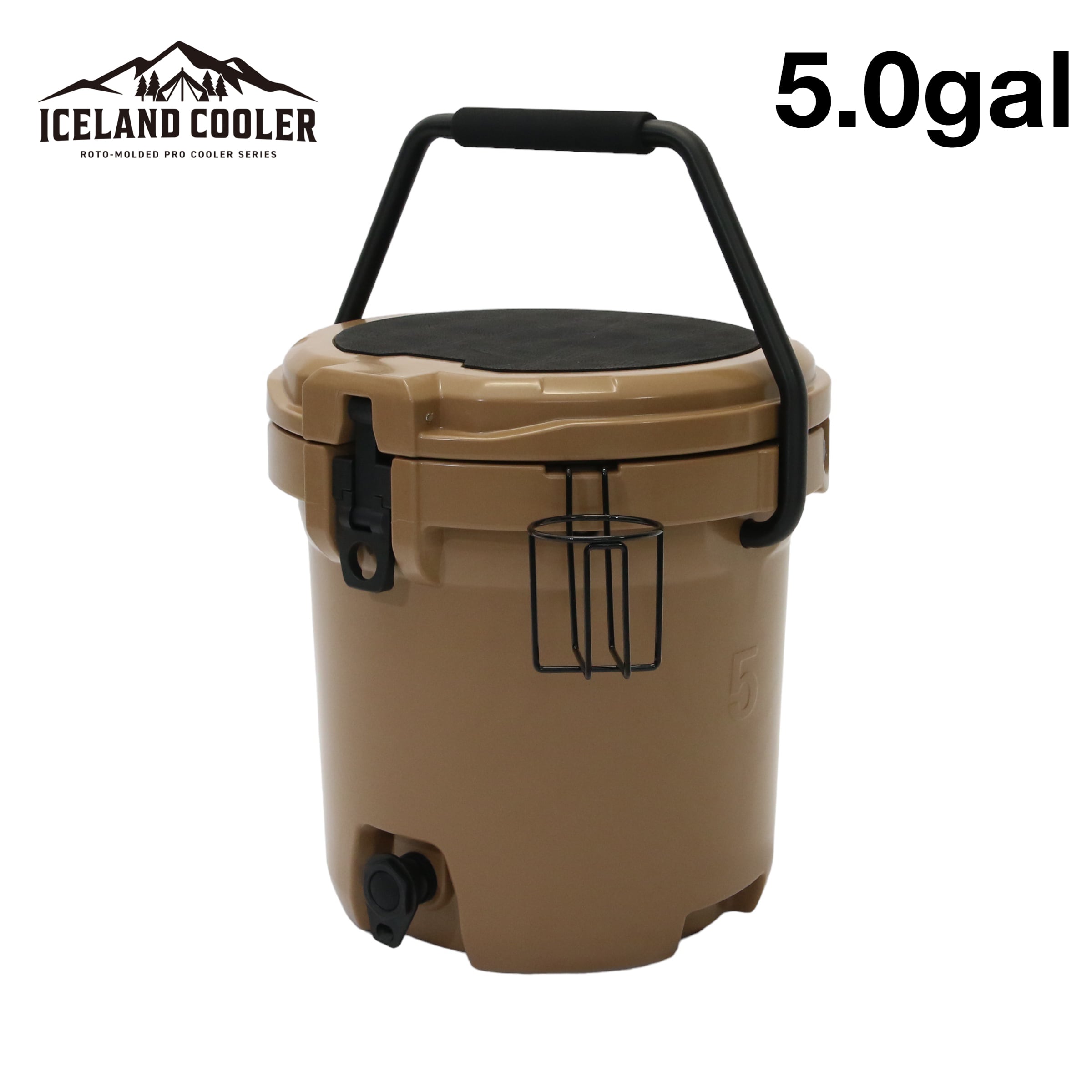 アイスランドクーラー ウォータージャグ 5ガロン アイスバケット　tan タン アイスランドクーラー ウォータージャグ 5ガロン ICELANDCOOLER