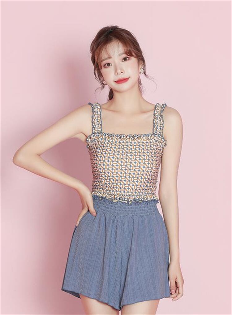 スタイルアップ効果も セット 小さい新鮮な 快適である 温泉 水着 ベアトップ 新品 気質