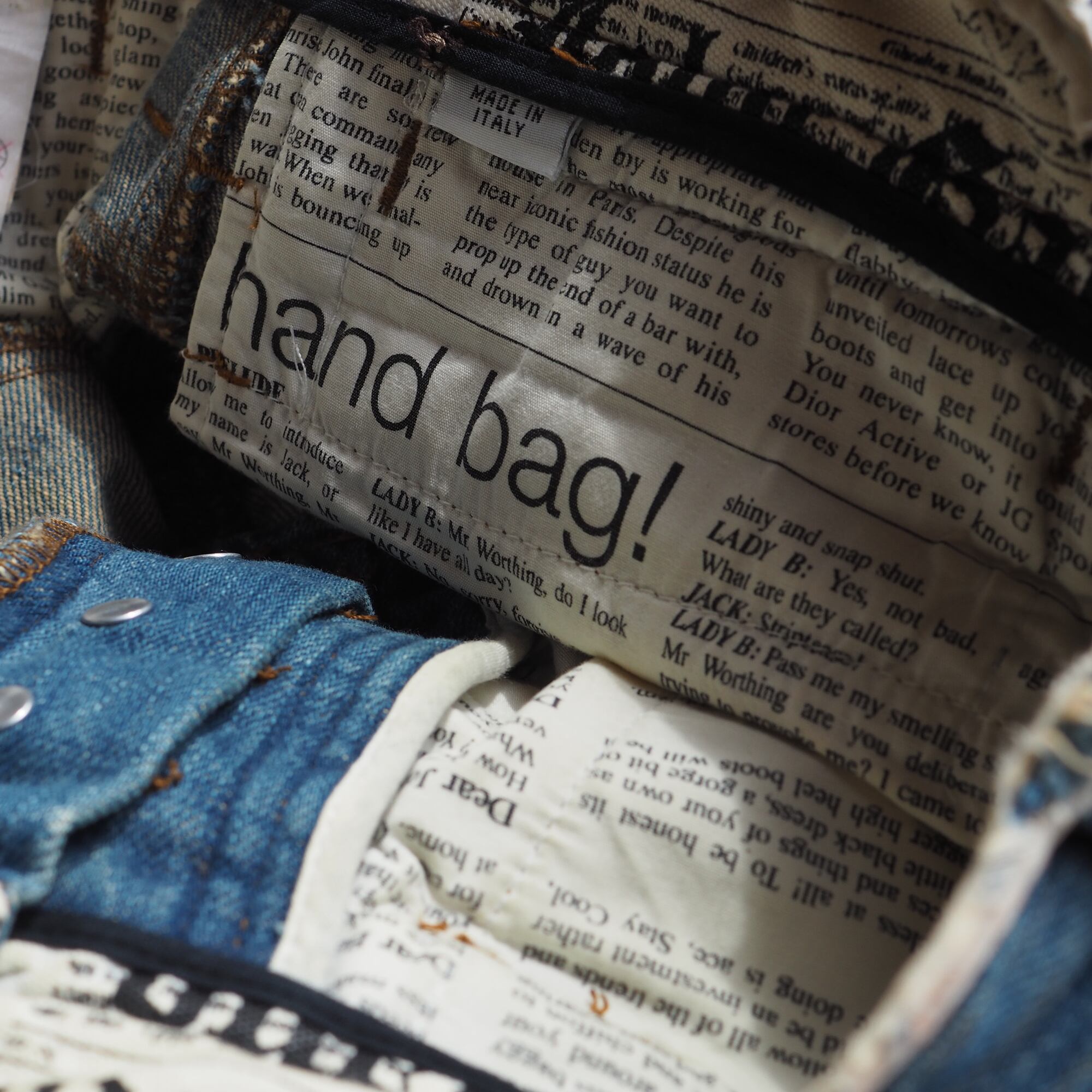 John Galliano denim rare | BUBBLE