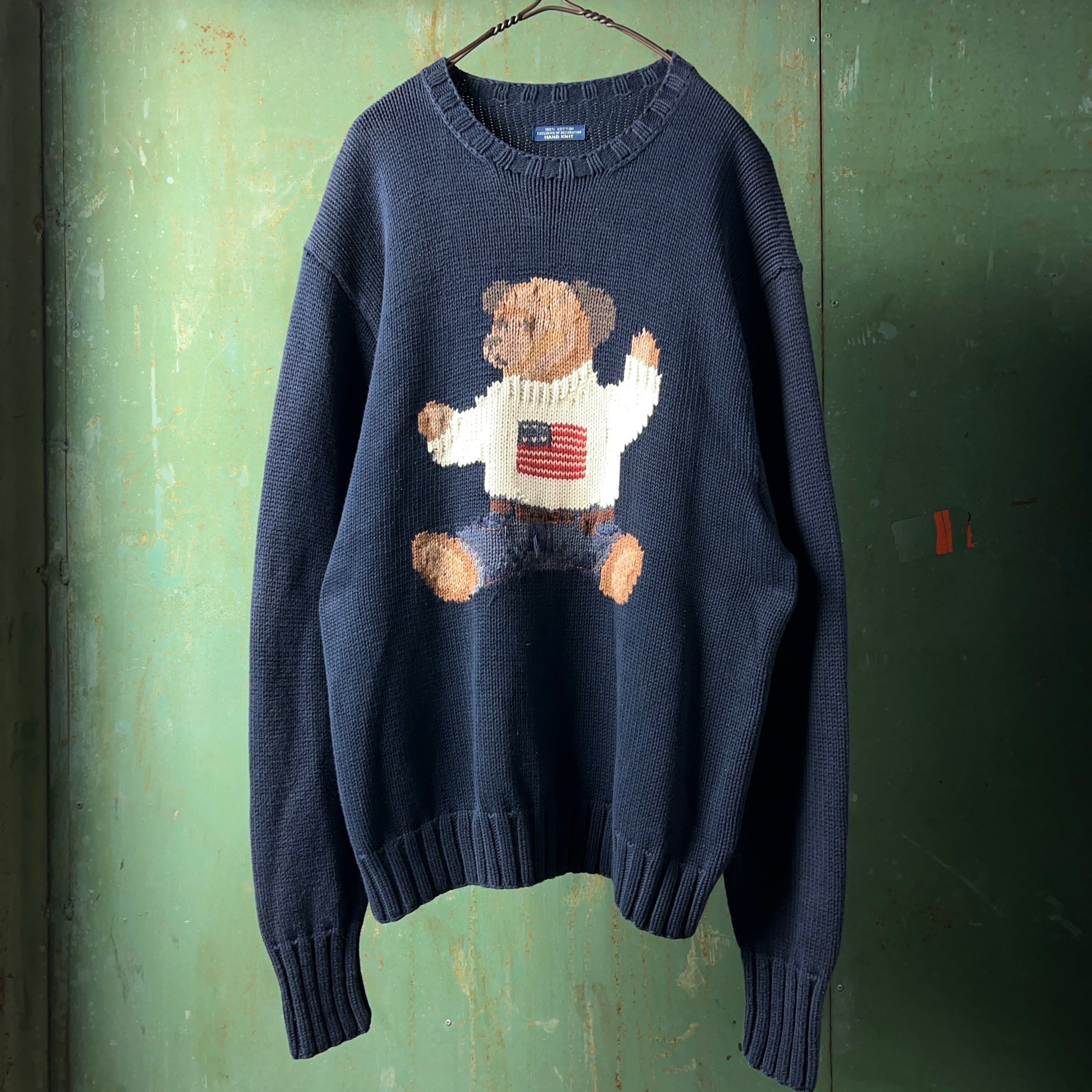 ヴィンテージ　ニット　カーディガン　古着屋 古着 80年代 THE FOX COLLECTION アクリルニットカーディガン