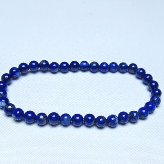 ラピスラズリ ブレスレット 5mm 一点物 メール便可 [M便 1/10] 111-48455
