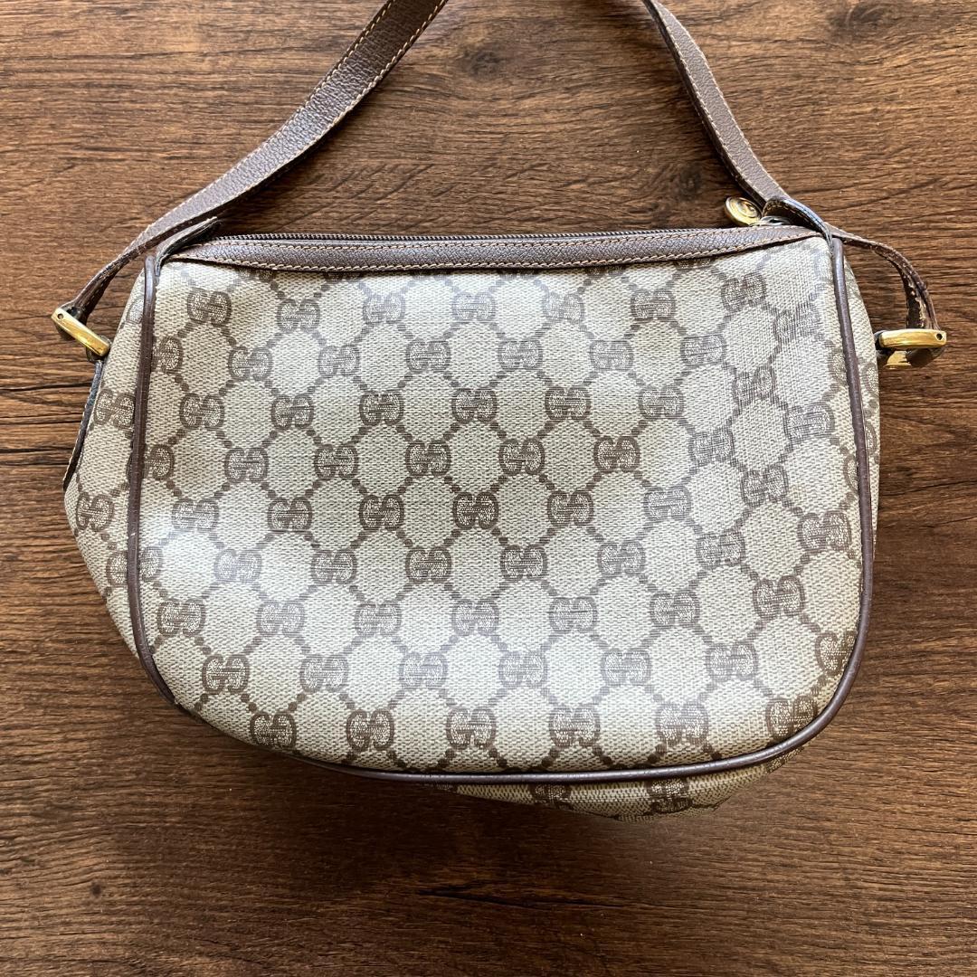SF0412-65　ゆうパック着払い GUCCI シェリーライン GG柄 ワンショルダーバッグ 001.3346.3444 グッチ ジャッキー キャンバス GUCCI グッチ オールドグッチ シェリーライン ショルダーバッグ 14345